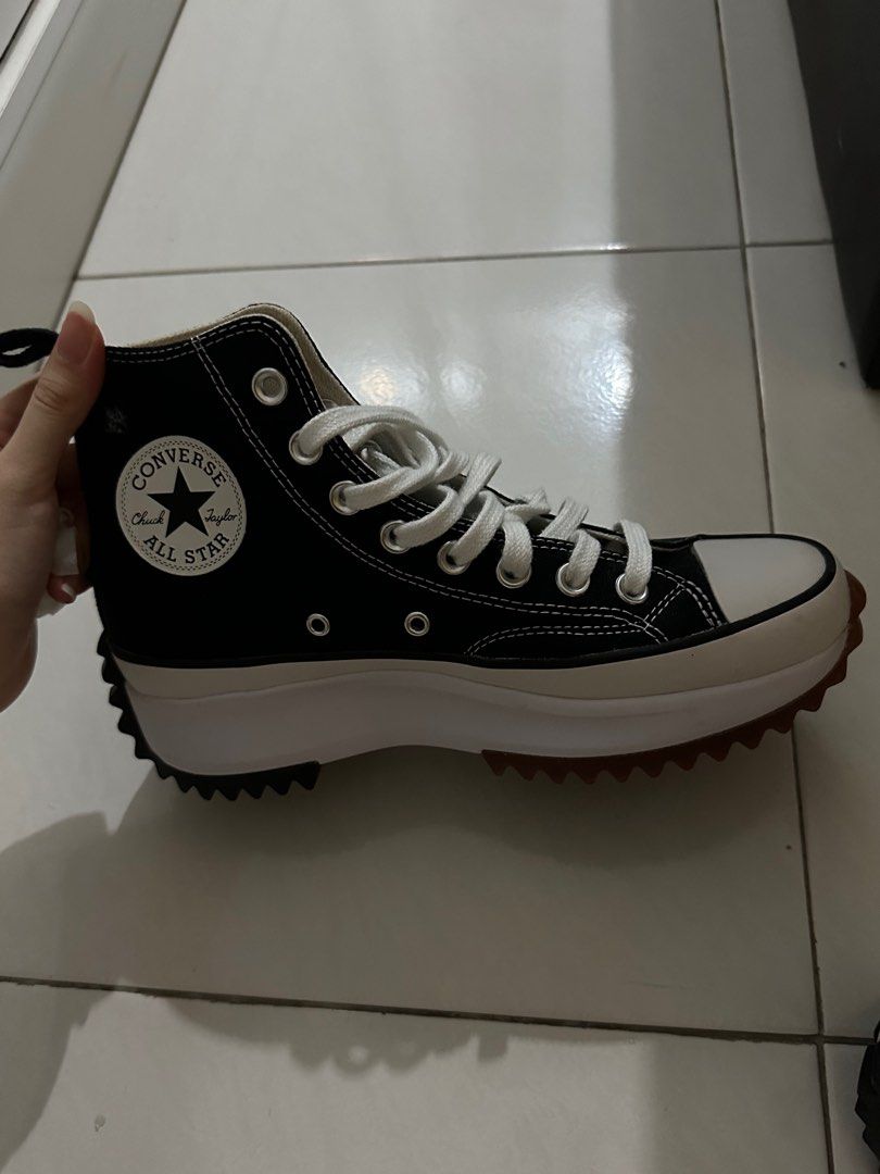 Converse run star hike canvas platform Women s Fashion Footwear Sneakers on Carousell