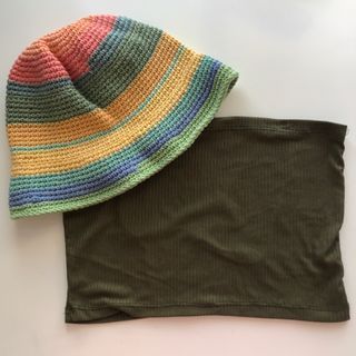 Crochet Hat Summer Bucket Hat + FREE TUBE TOP