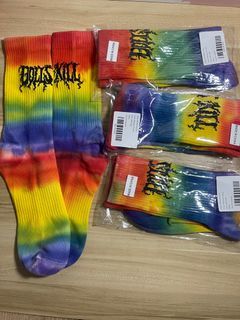 Doll skill Rainbow Long Socks