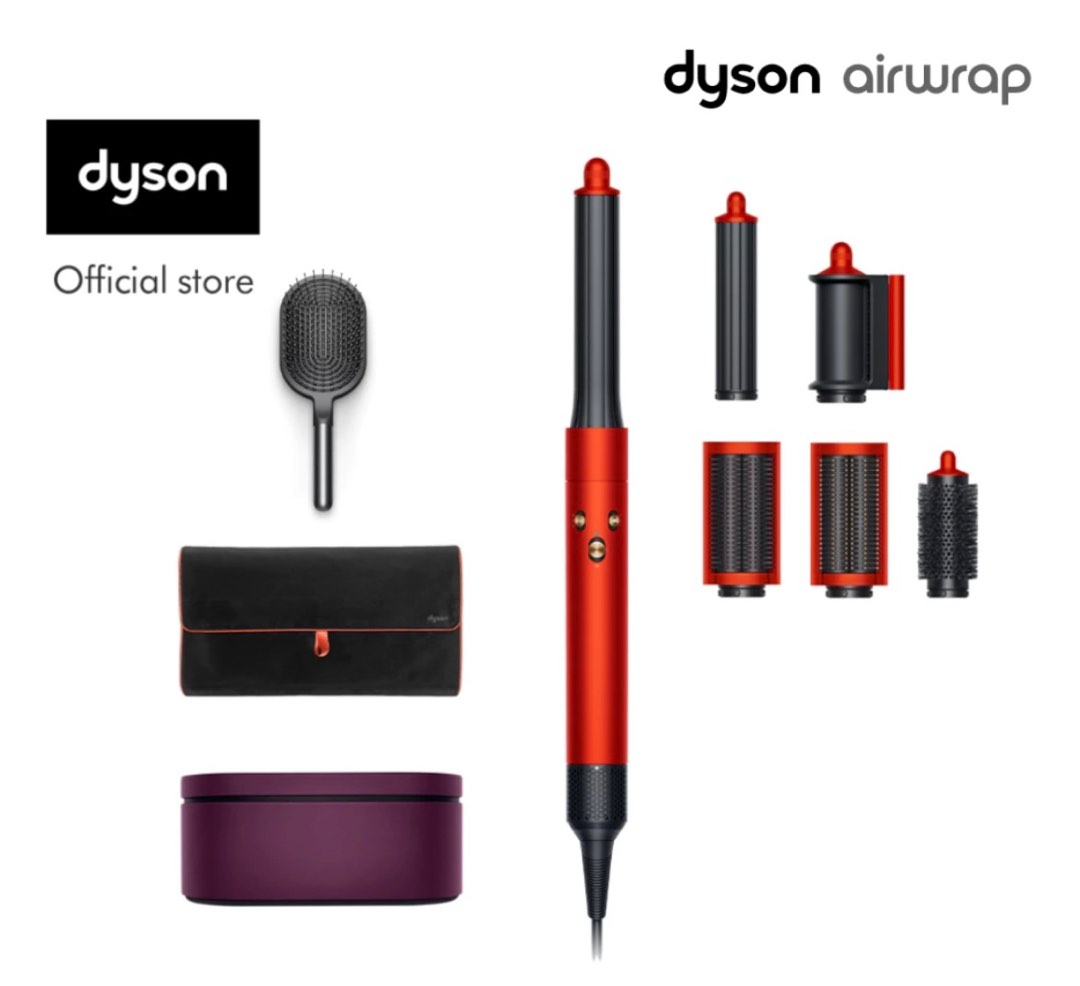 Vibrant Dyson Airwrap Red Light Landscape Photography