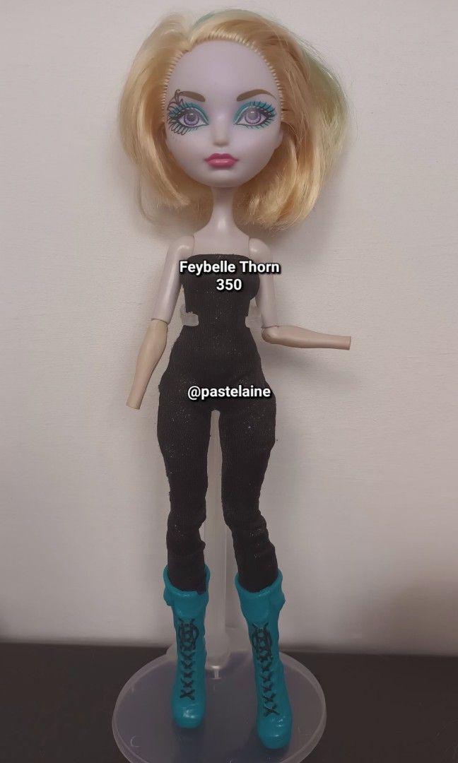 Ever After High Dolls (Batch 2) (Category: Kids Toys) located in Mandaluyong City. Submitted by pastelaine (Listing ID 1298385196, Image 1). Description: Available: SOLD- Mira Shards (I got confused and labeled her as Raven Queen) SOLD - Ashlyn Ella SOLD - Melody Piper Available ✅Faybelle Thorn.
