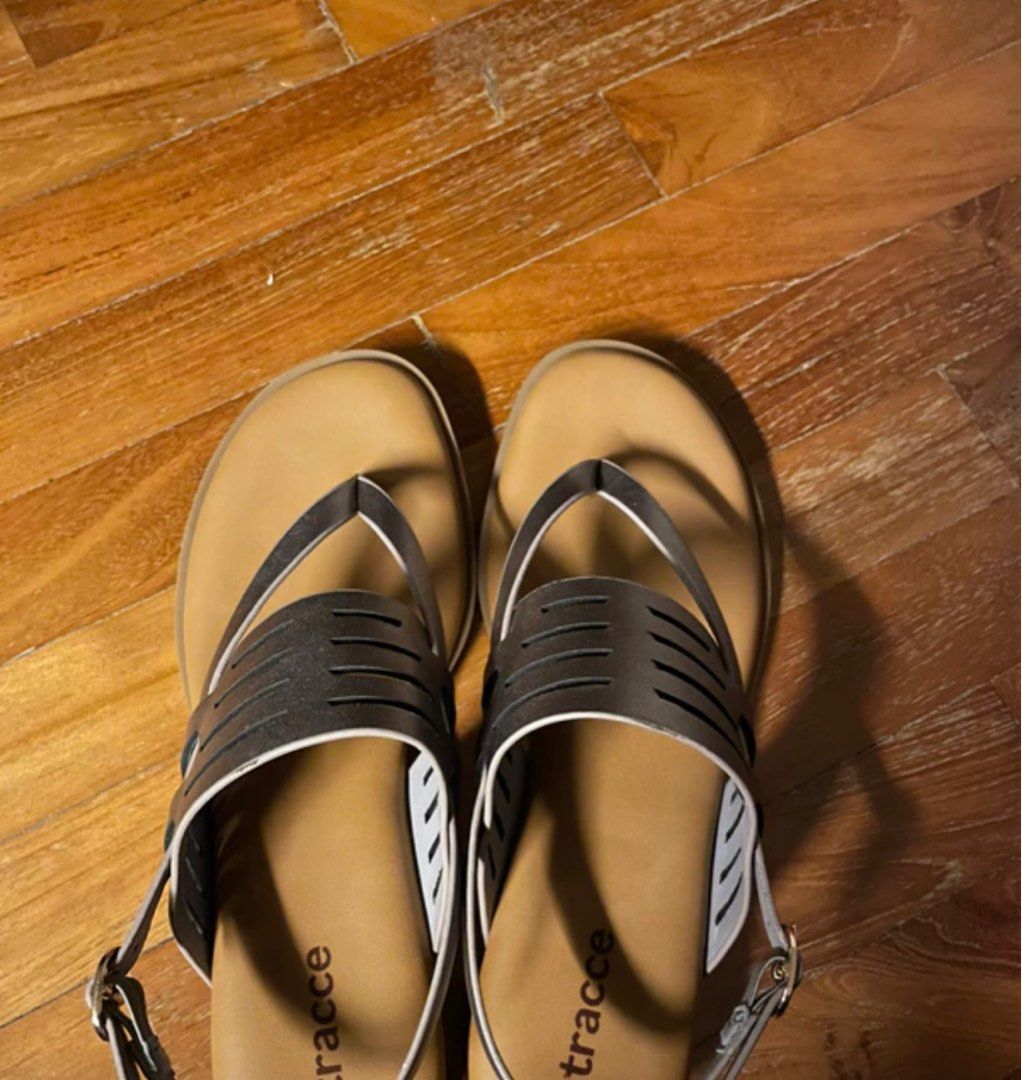 Pewter grey sandals store