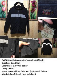 Evisu DAICOCK hoodie Reflectorize