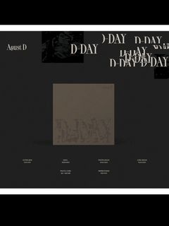 [STBO FETA-UNSEALED] - BTS Official Agust D D-Day LP Vinyl set (Suga / Yoongi)