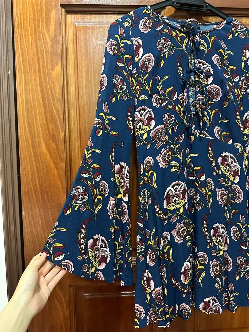Forever 21 Blue Floral Mini Dress