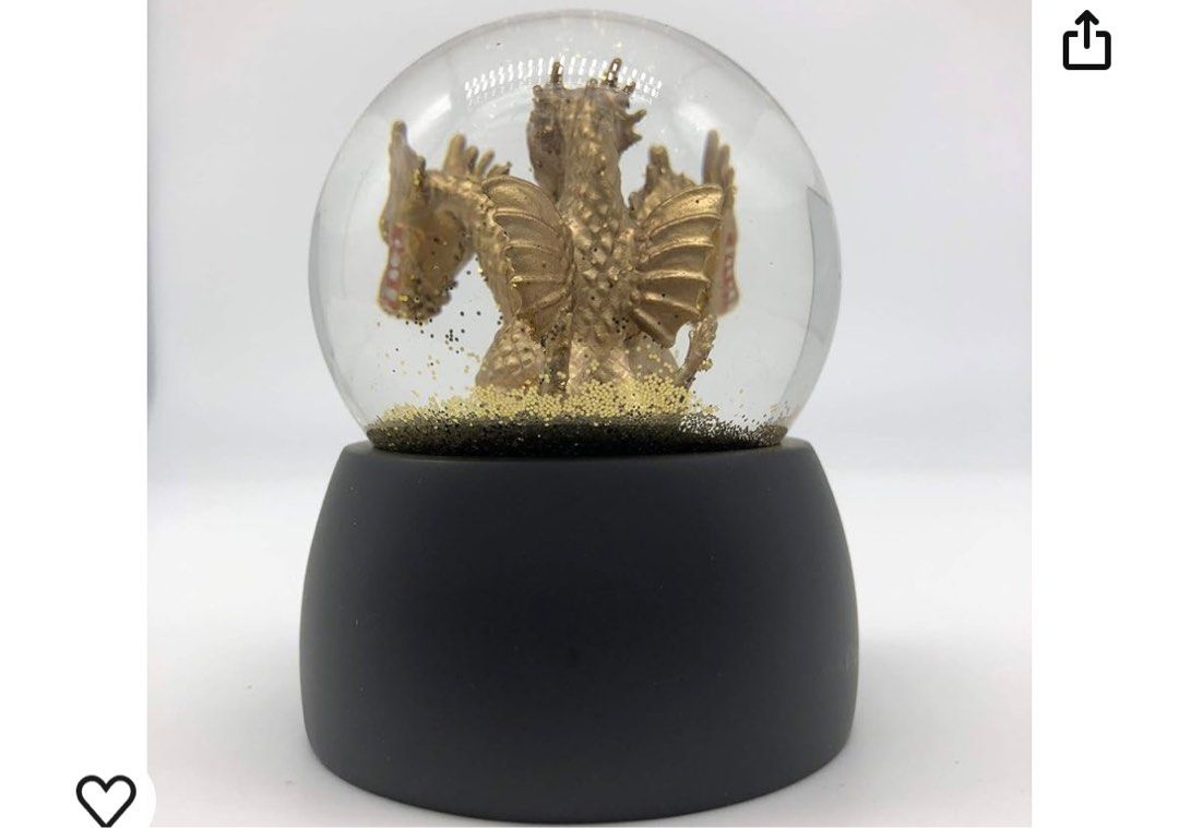 Godzilla Minus One Snow Globe Glass Dome Collectible Godzilla -1.0 Figure Display main image 1