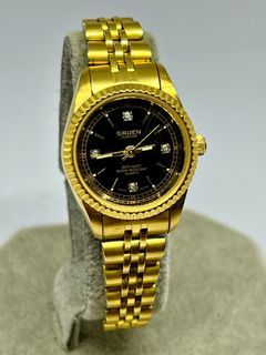 GRUEN Vintage Gold(gp) Ladies “Rolex” design Watch