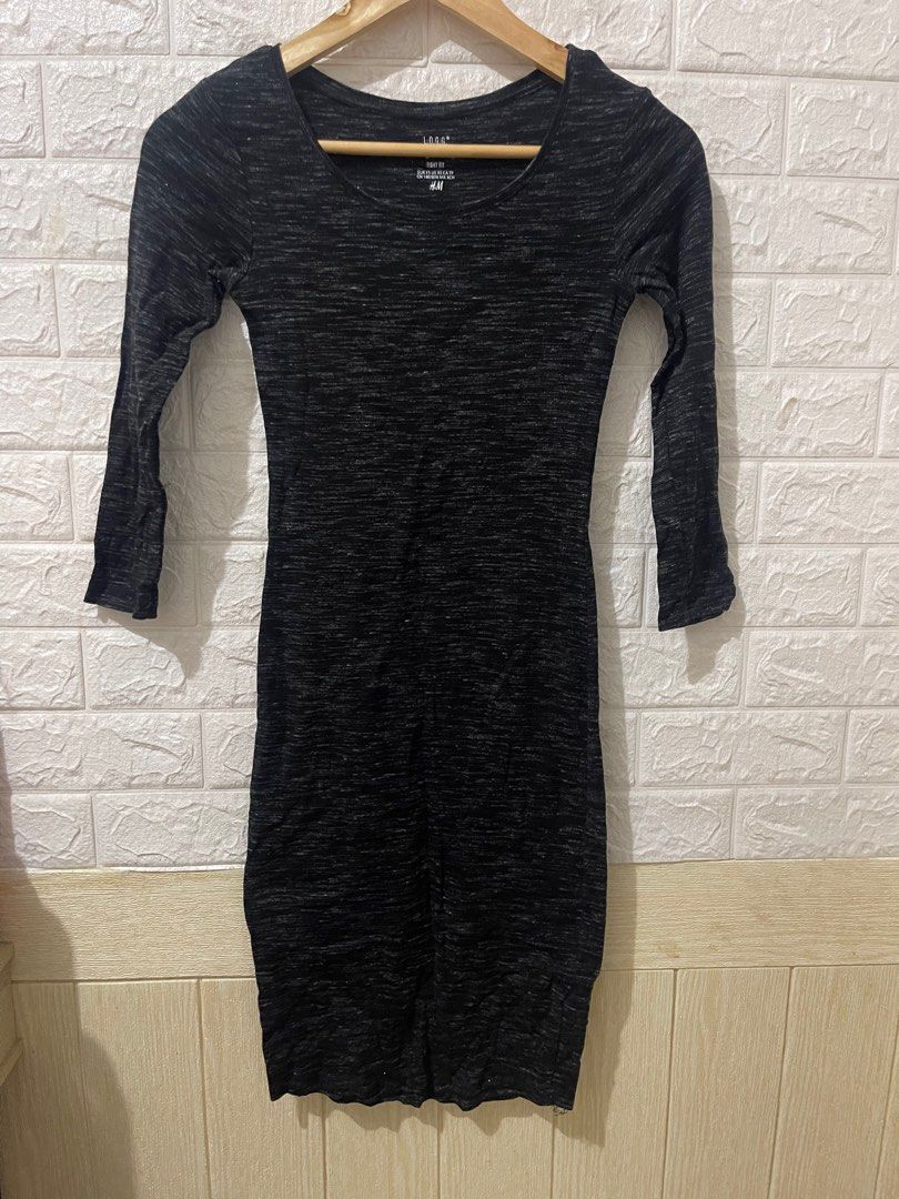 H&M LOGG Tight Fit Maxi Dress, Women's Fashion, Dresses & Sets, Dresses on  Carousell