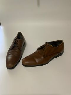HUGO Derby Brown Leather Shoes