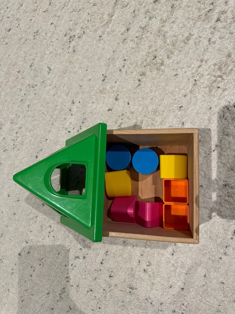 IKEA MULA Shape Sorter wooden toy, Babies & Kids, Infant Playtime on