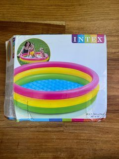Intex Three Ring Inflatable Kiddie Pool 45” x 10”