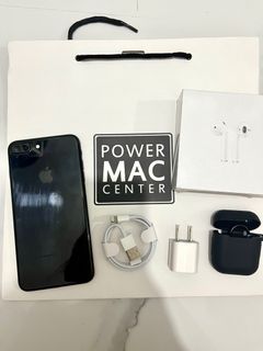 IPHONE 7 PLUS 128 GB BLACK OPENLINE SECONDHAND W AIRPODS