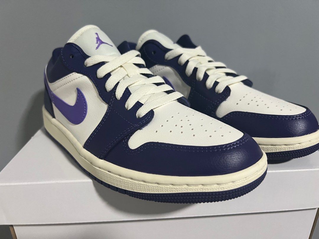 Jordan 1 Low Sky J Purple /Action Grape Sail (Category: Sneakers) located in Cavite. Submitted by everythingilove (Listing ID 1298346604, Image 3). Description: Jordan 1 Low Sky J Purple /Action Grape Sail Size: Women US 8 / EU 39 / 25CM.