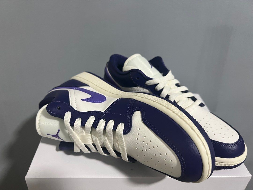 Jordan 1 Low Sky J Purple /Action Grape Sail (Category: Sneakers) located in Cavite. Submitted by everythingilove (Listing ID 1298346604, Image 2). Description: Jordan 1 Low Sky J Purple /Action Grape Sail Size: Women US 8 / EU 39 / 25CM.