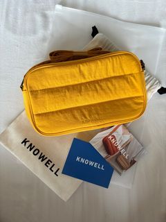 Knowell Camera Puffer Bag Cheddar