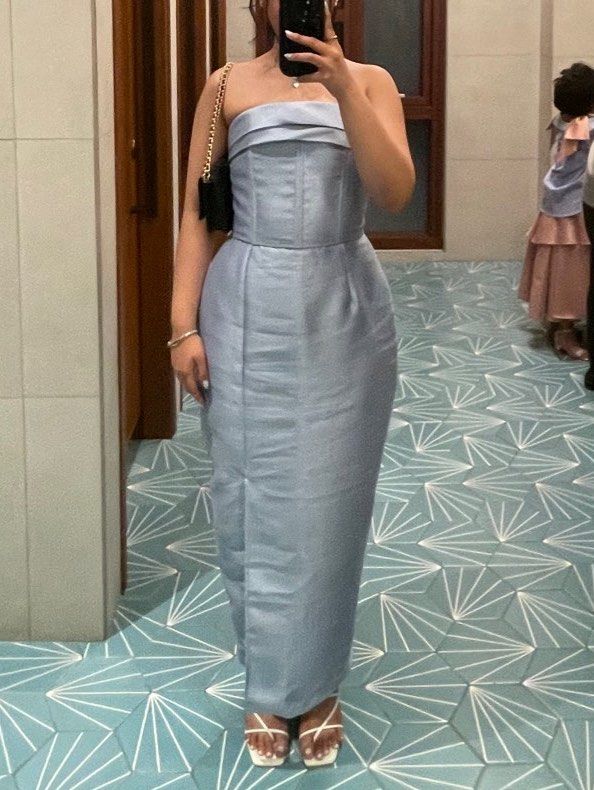 Laure by Roma Dress (Category: Evening dresses & gowns) located in Quezon City. Submitted by itemsbyj (Listing ID 1298429788, Image 1). Description: Used once for a wedding Bust: 33 inches Waist: 29 inches (normally 27 but gave allowance for sitting down) Hips: 41-42 inches Length: 47 inches.