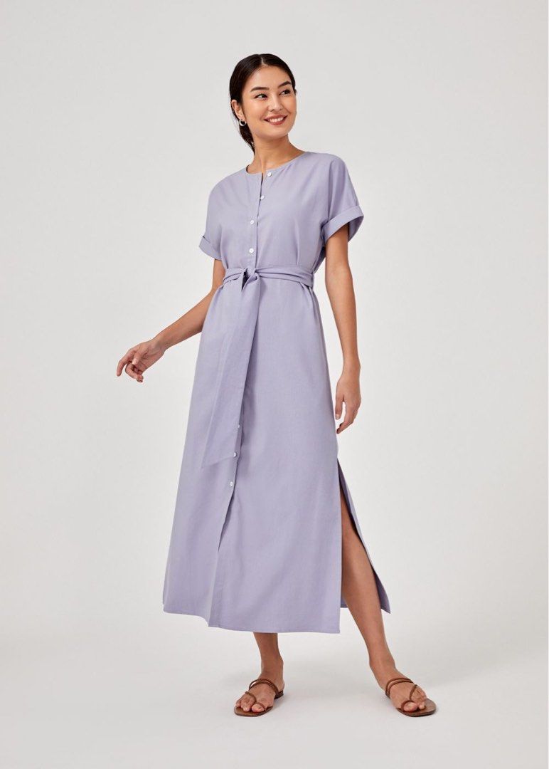 Love Bonito Maisy Button Down Linen Maxi Dress, Women's Fashion, Dresses &  Sets, Dresses on Carousell