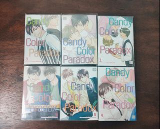 [Manga] [BL] Candy Color Paradox by Isaku Natsume Vols 1-6 + Assorted Pack