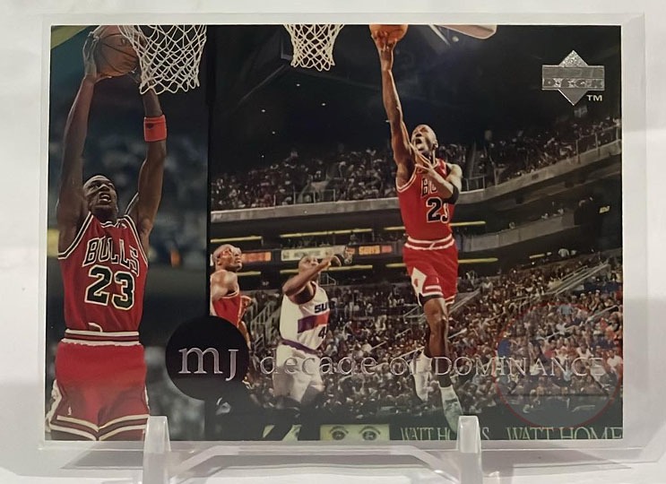 michael jordan decade of dominance basketball card