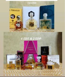 Miniature perfumes vintage set