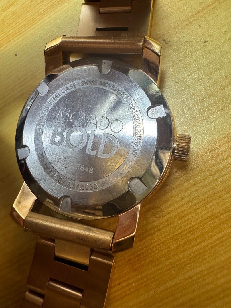 Movado Women’s watch (Category: Luxury Watches) located in Muntinlupa City. Submitted by ginblush (Listing ID 1298359492, Image 3). Description: Sold as is, no box No warranty.