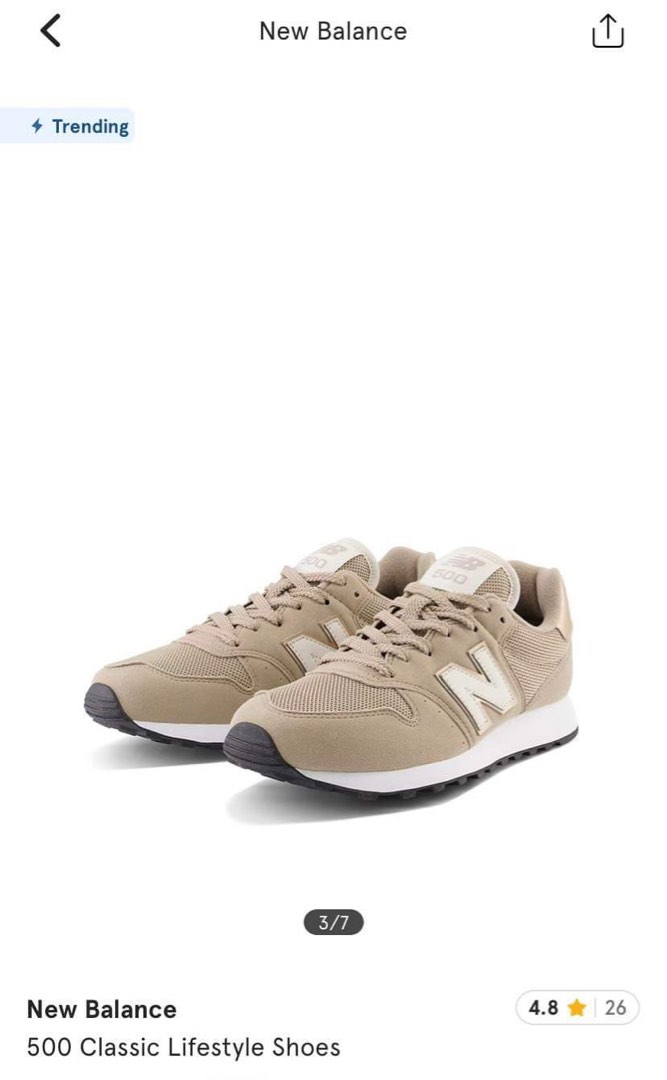 New Balance 500 Classic Lifestyle shoes Women s Fashion Footwear Sneakers on Carousell