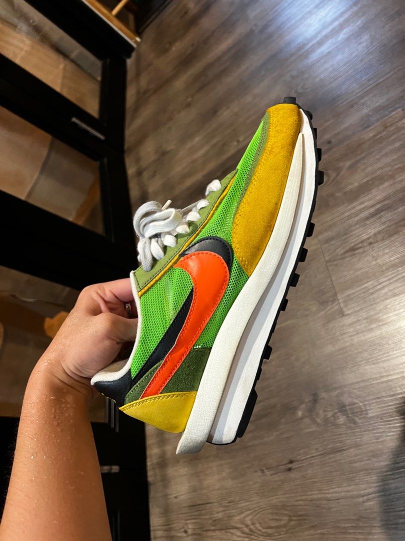 Nike Sacai LD waffle Gusto Green US9, Men's Fashion, Footwear