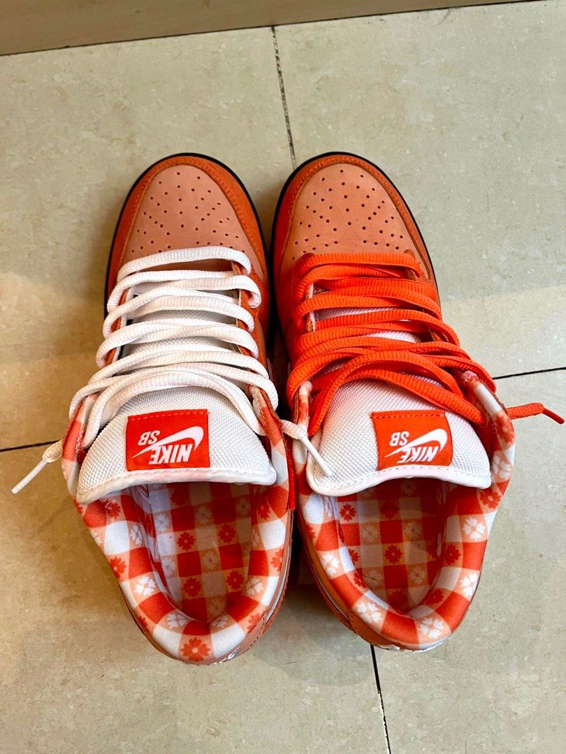 concepts x nike sb dunk low orange
