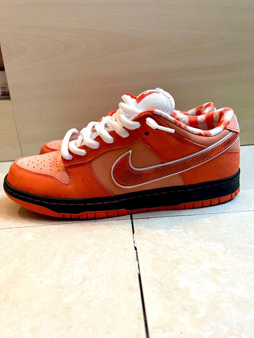 concepts x nike sb dunk low orange
