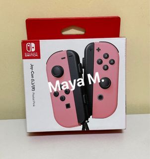 Nintendo Switch Joycon Pastel Pink