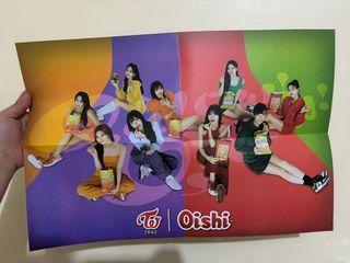 Oishi x TWICE Posters