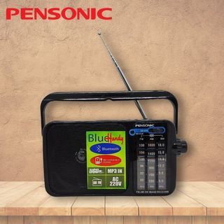 PENSONIC BlueHandy Portable Bluetooth/FM/AM/SW/USB Mp3 220v Stereo Speaker with Antenna