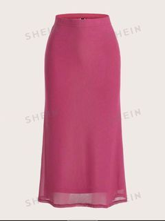 Pink Mesh Skirt