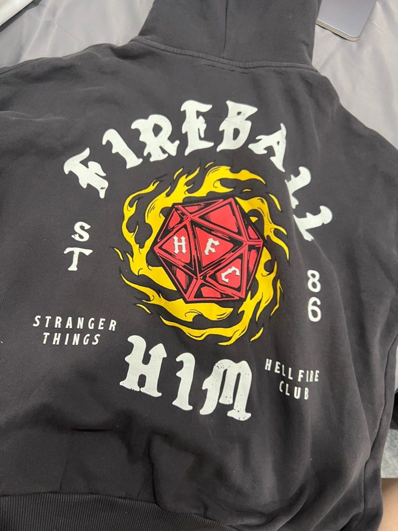 Pull Bear Stranger Things Hoodie Women s Fashion Coats Jackets and Outerwear on Carousell