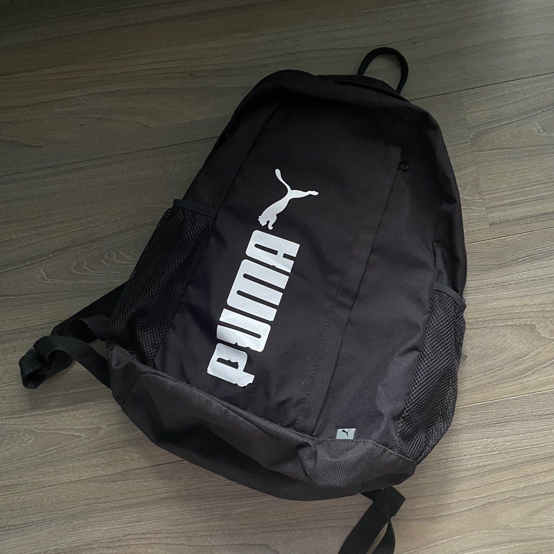 Puma Black Tape Backpack Laptop Backpack Men s Fashion Bags Backpacks on Carousell