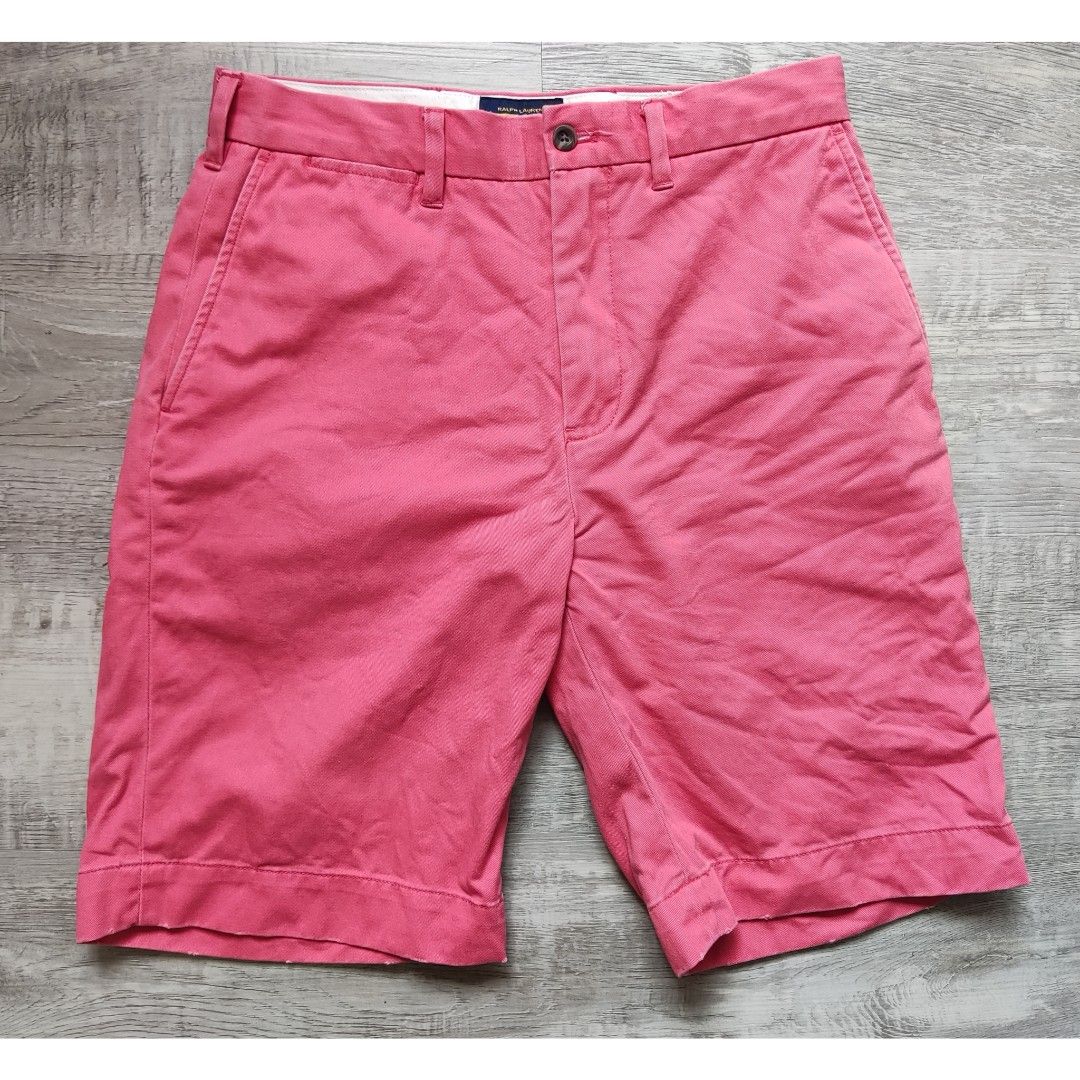 Ralph lauren pink shorts mens 2025