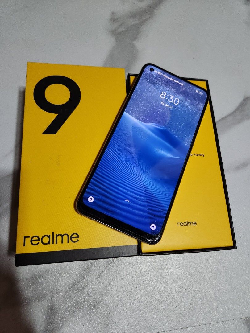Realme 9 128gb ' 6g ram (Category: Realme) located in San Juan City. Submitted by tanexsulla42 (Listing ID 1298383404, Image 3). Description: We accept trade in Credit card / Home Credit Shipping Meet ups / Delivery Fb page: Ashley & Lyn.