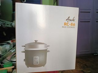 Rice cooker with steamer asahi 8cups