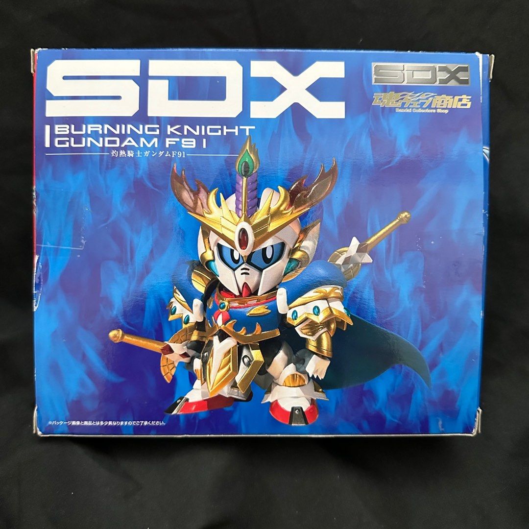 日版🇯🇵中古SDX 剣士灼熱騎士高達F91 Burning Knight gundam SD 外傳