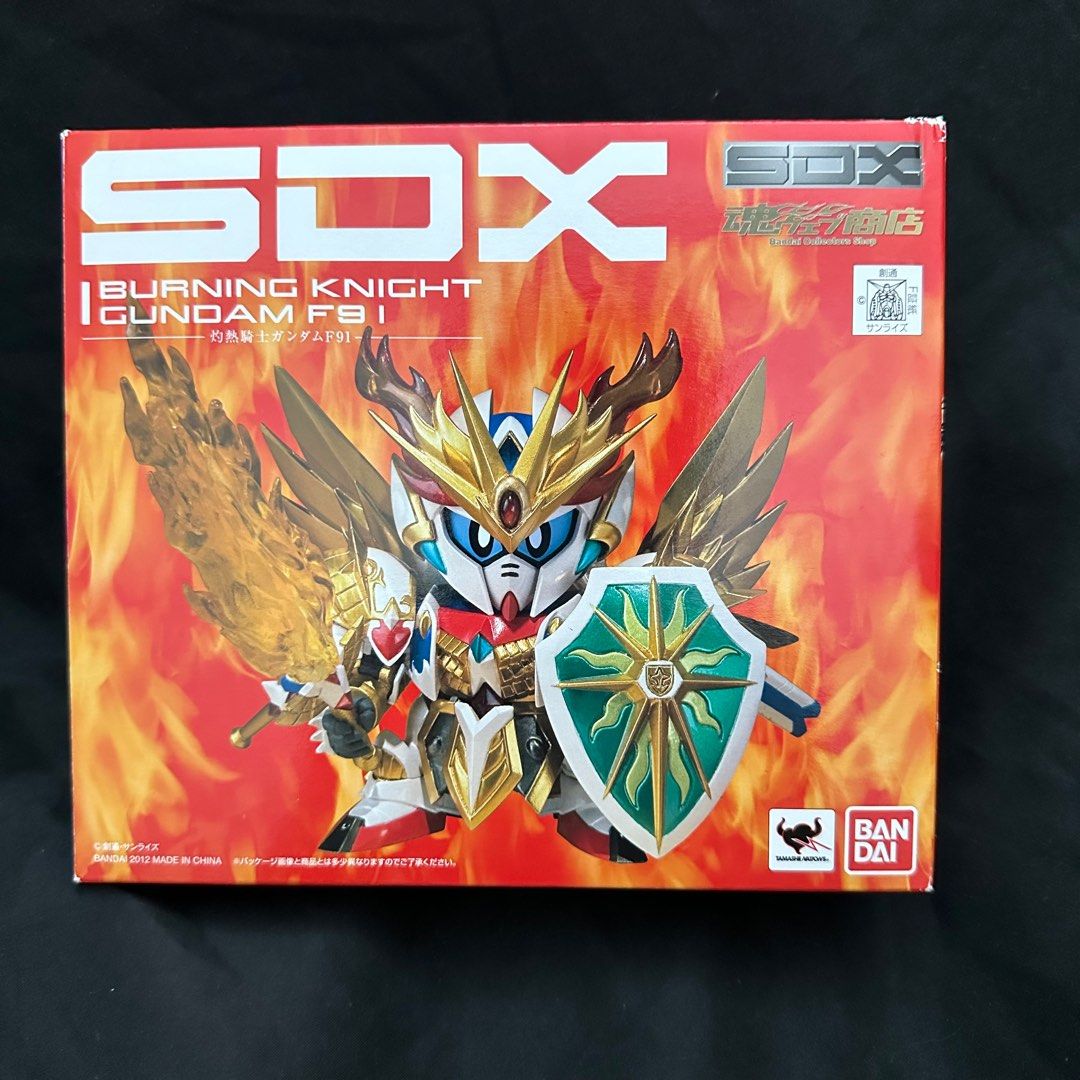 日版🇯🇵中古SDX 剣士灼熱騎士高達F91 Burning Knight gundam SD 外傳
