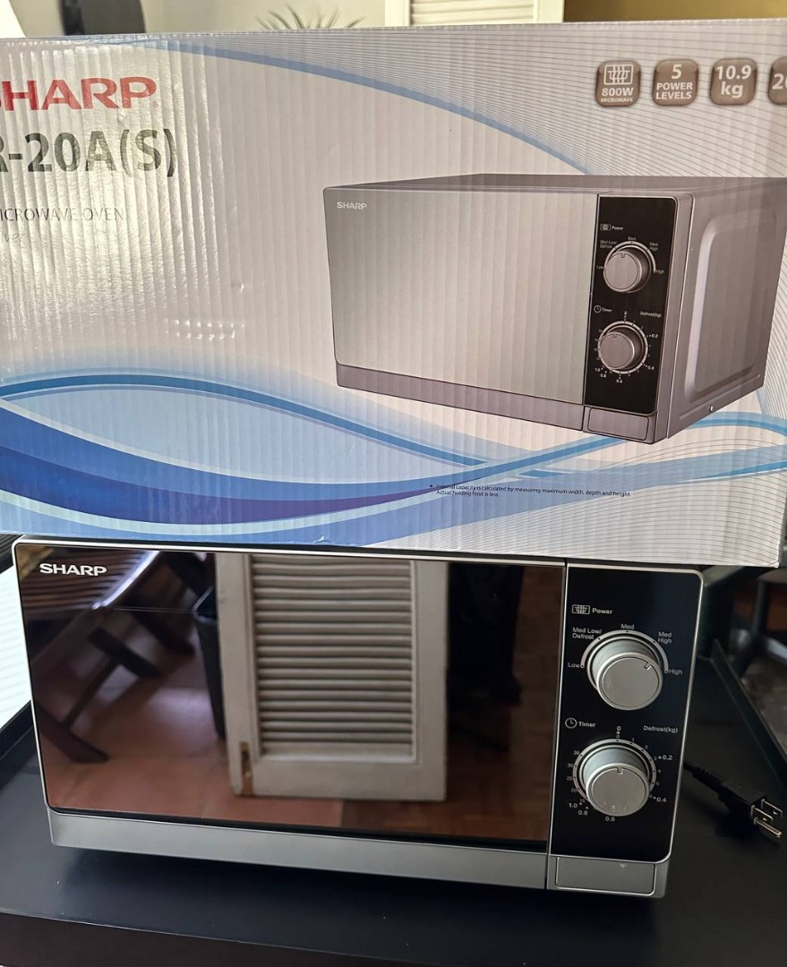 Sharp Microwave Oven R-20A(S), TV & Home Appliances, Kitchen Appliances ...