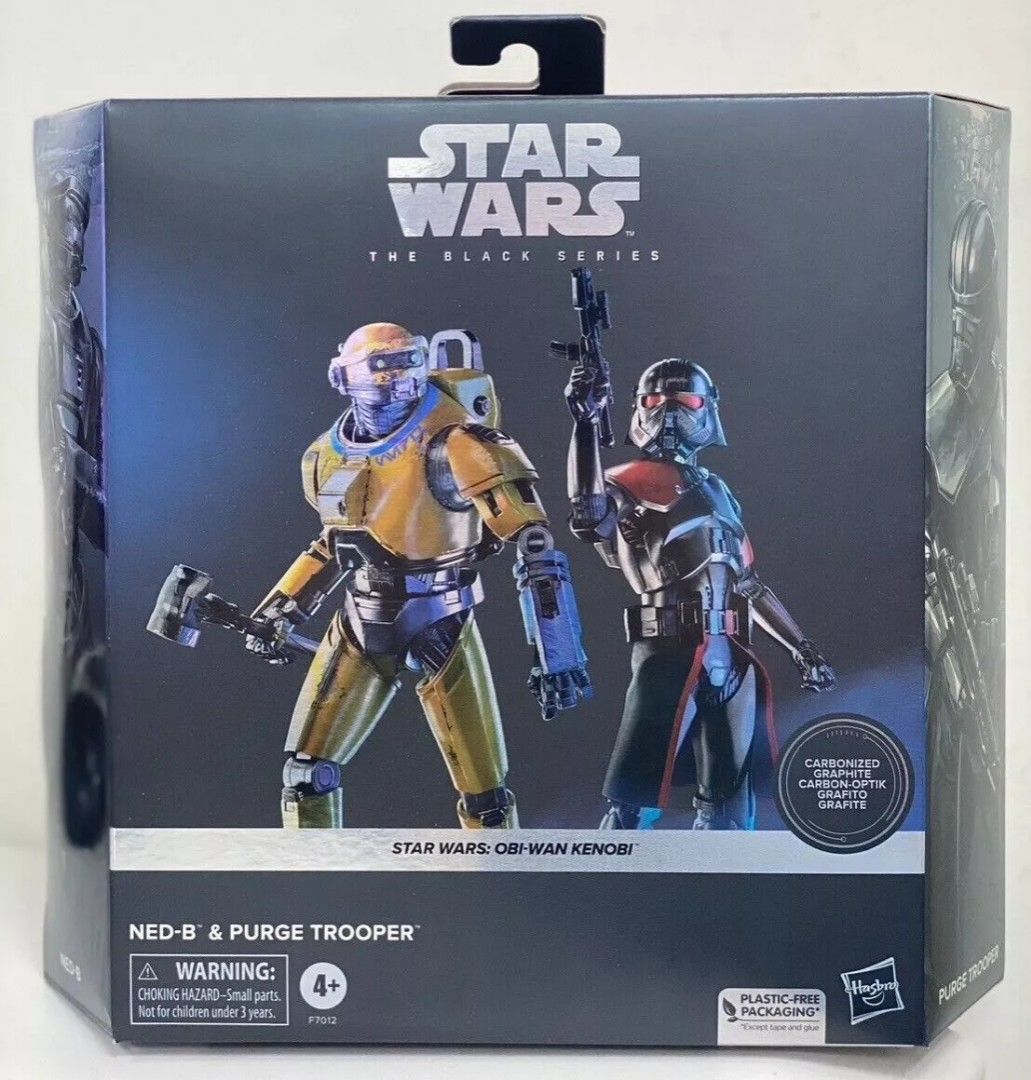 STAR WARS THE BLACK SERIES OBI-WAN KENOBI CARBONIZED 6" NED-B & PURGE TROOPER (Category: Toy Figures) located in Singapore. Submitted by roborobo (Listing ID 1276218726, Image 1). Description: Collection @ 1 coleman street the adelphi #03-09 singapore 179803 Nearest mrt station = city hall mrt (3 min walk) Operation hours 1pm-7pm Monday -Friday 1pm to 630pm sat and public holiday/ 1230pm to 430pm Sunday Please contact us at eight- two-double eigh