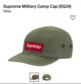 Supreme Military Camp Cap SS24 Olive