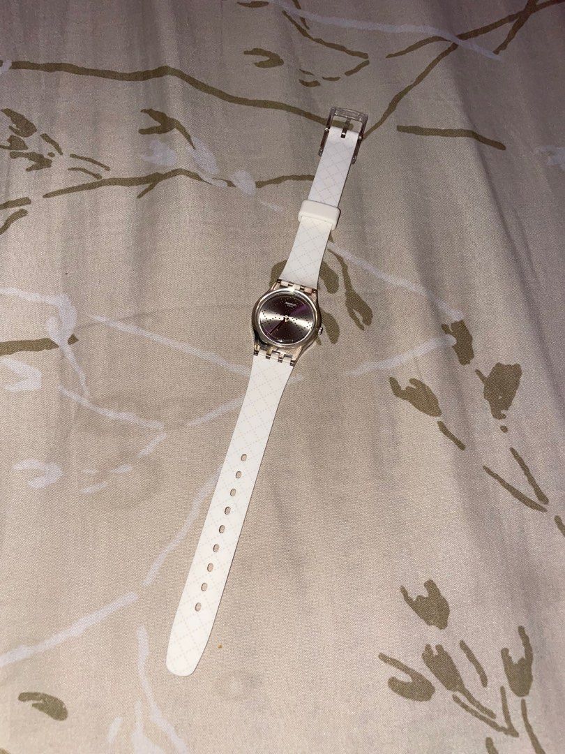 Swatch Materassino Ladies Watch LK365 Silver