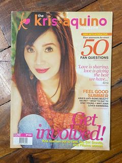 the Kris Aquino Magazine - 50 Fan Questions - Love is Sharing - Get Involved - preloved