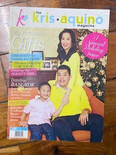 the Kris Aquino Magazine - A Special Holiday Issue - K Mag Exclusive - Vintage - Preloved