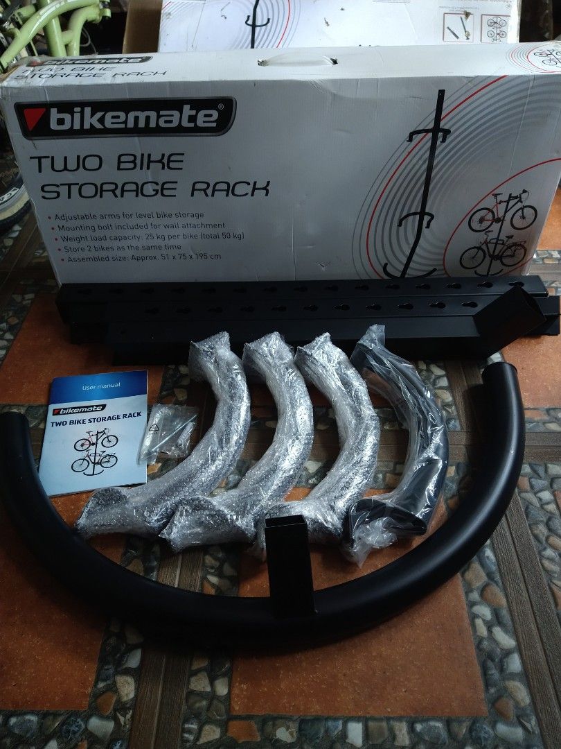 Two Bike Storage Rack AUS Heavy Duty Sports Equipment Bicycles Parts Bicycles on Carousell