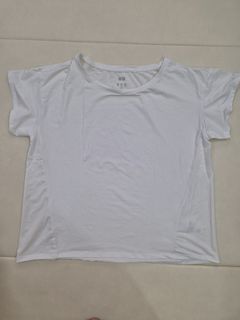 Uniqlo Women XL Airism White Tee Shirt