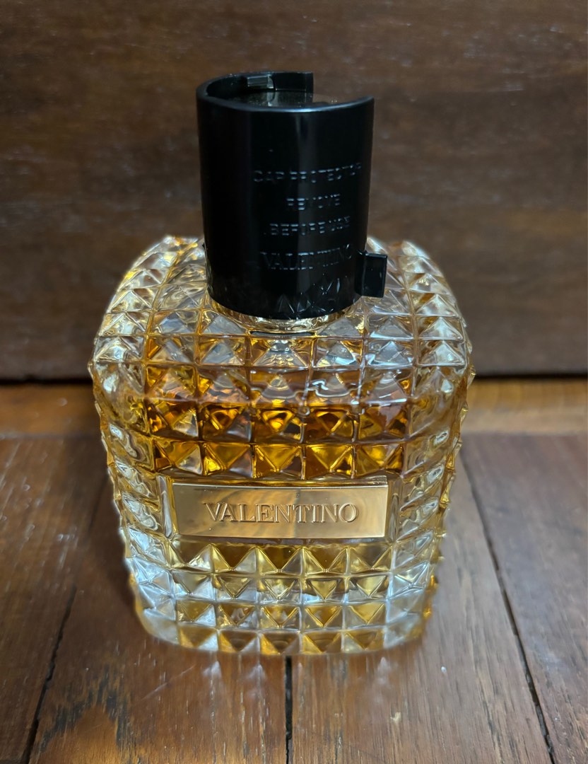 valentino perfume gold bottle
