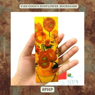 Van Gogh's Sunflower Bookmark